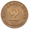 2 рейхспфеннига 1939 года D Германия