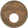 2 рейхспфеннига 1939 года J Германия