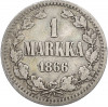 1 марка 1866 года Русская Финляндия