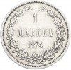 1 марка 1874 года Русская Финляндия