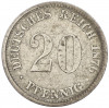 20 пфеннигов 1876 года J Германия