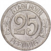 25 пфеннигов 1920 года Германия — город Бонн «Бетховен» (Нотгельд)