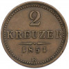 2 крейцера 1851 года B Австрия