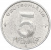 5 пфеннигов 1949 года A Восточная Германия (ГДР)