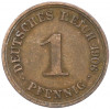 1 пфенниг 1906 года D Германия
