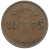 1 рейхспфенниг 1935 года D Германия
