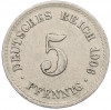 5 пфеннигов 1906 года A Германия