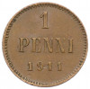 1 пенни 1911 года Русская Финляндия