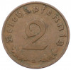 2 рейхспфеннига 1938 года D Германия