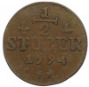 1/2 штюбера 1794 года Юлих-Берг