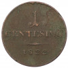 1 чентезимо 1822 года Ломбардия-Венеция