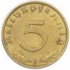 5 рейхспфеннигов 1938 года F Германия