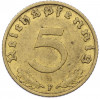 5 рейхспфеннигов 1939 года F Германия