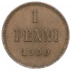 1 пенни 1900 года Русская Финляндия