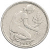 50 пфеннигов 1950 года F Западная Германия (ФРГ)