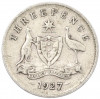 3 пенса 1927 года Австралия