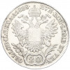 20 крейцеров 1828 года A Австрия