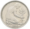 50 пфеннигов 1990 года A Западная Германия (ФРГ)