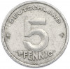 5 пфеннигов 1949 года A Восточная Германия (ГДР)