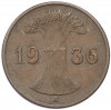 1 рейхспфенниг 1936 года A Германия