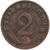 2 рейхспфеннига 1936 года D Германия