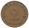 2 рейхспфеннига 1938 года G Германия