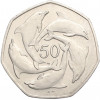 50 пенсов 1999 года Гибралтар