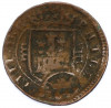12 мараведи 1642 года Испания (Перечекан на 8 мараведи 1625)
