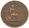 2 сентимо 1870 года Испания