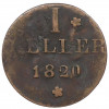 1 геллер 1820 года Франкфурт