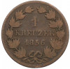 1 крейцер 1856 года Баден