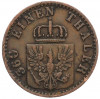 1 пфенниг 1868 года B Пруссия