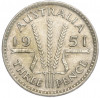 3 пенса 1951 года Австралия