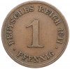 1 пфенниг 1911 года D Германия