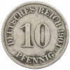 10 пфеннигов 1901 года A Германия