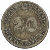 20 центов 1926 года Стрейтс Сетлментс