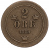 2 эре 1884 года Швеция