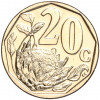 20 центов 2021 года ЮАР