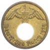 10 рейхспфеннигов 1939 года F Германия