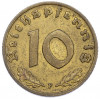 10 рейхспфеннигов 1939 года F Германия