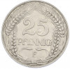 25 пфеннигов 1910 года F Германия