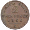 2 пфеннига 1858 года A Пруссия