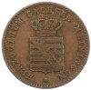 2 пфеннига 1860 года Саксен-Мейнинген
