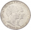 2 талера 1846 года Вюртемберг «Брак Князя Карла с Княгиней Ольгой»