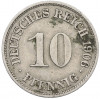 10 пфеннигов 1906 года A Германия