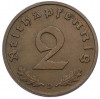 2 рейхспфеннига 1936 года D Германия