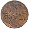 5 грошей 1938 года Польша
