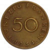 50 франков 1954 года Саар