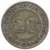 20 центов 1926 года Стрейтс Сетлментс