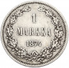 1 марка 1874 года Русская Финляндия